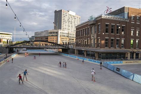 The new Roller Rink at Canalside opened...